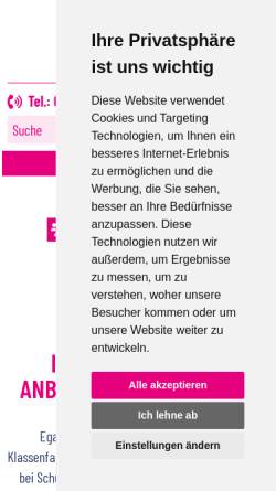 Vorschau der mobilen Webseite www.schuster-reisen.com, Schuster-Reisen GmbH