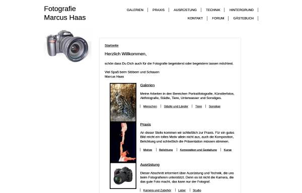 Vorschau von fotografie.marcus-haas.de, Einführung in die Fotografie