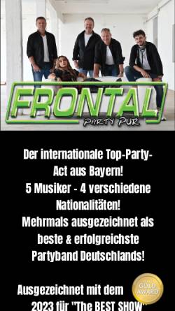 Vorschau der mobilen Webseite frontal-partypur.de, Frontal Party Pur