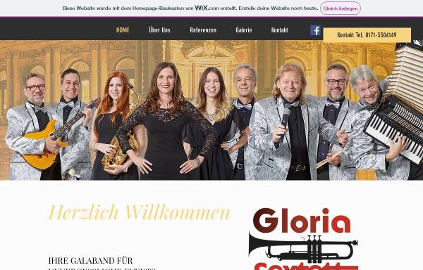 Vorschau von gloria-reuter-sextett.de, Gloria Reuter Sextett