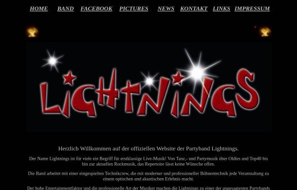 Vorschau von www.lightnings.de, Lightnings