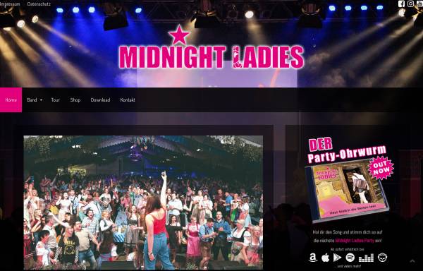 Vorschau von www.midnight-ladies.de, Midnight Ladies
