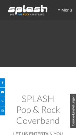 Vorschau der mobilen Webseite www.splash-web.de, Splash