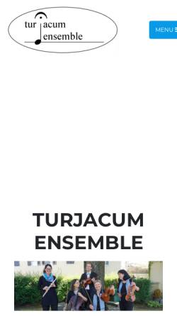 Vorschau der mobilen Webseite www.turjacum.ch, Turjacum Ensemble