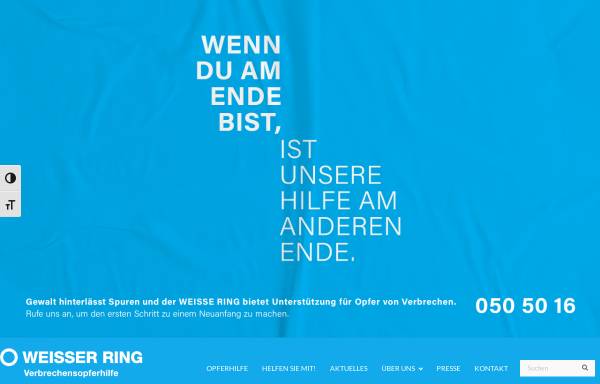Vorschau von www.weisser-ring.at, Weisser Ring Österreich