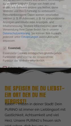 Vorschau der mobilen Webseite www.vita-mg.de, Vita Restaurants