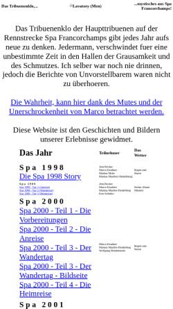 Vorschau der mobilen Webseite www.tribuenenklo.de, Das Tribünenklo