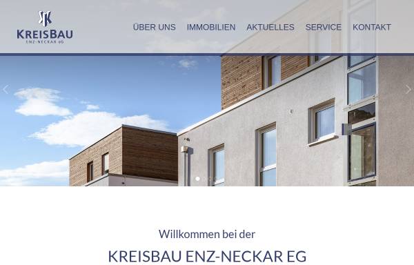 Vorschau von www.kreisbau-muehlacker.de, KreisBau Enz-Neckar eG
