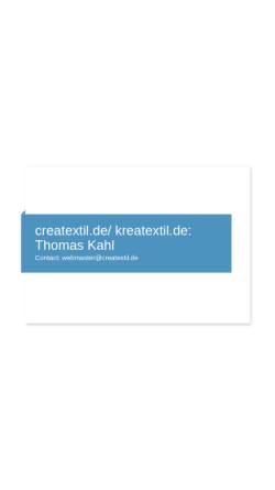 Vorschau der mobilen Webseite www.thomas-kahl.de, Kahl, Thomas