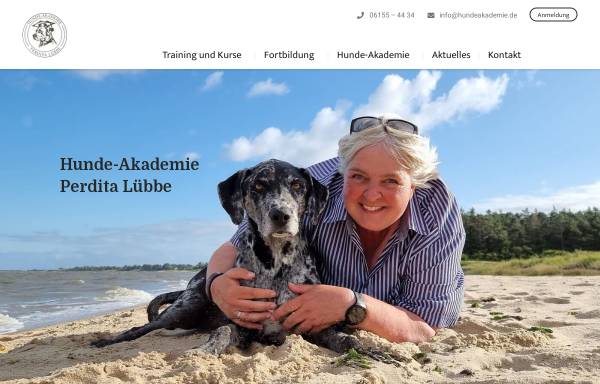 Vorschau von www.hundeakademie.de, Hundeakademie Perdita Lübbe