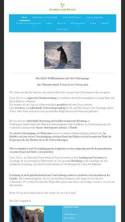 Vorschau der mobilen Webseite www.hundeschule-erbach.de, Hundeschule Erbach