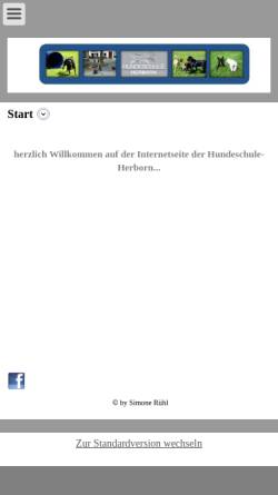 Vorschau der mobilen Webseite www.hundeschule-herborn.de, IRJGV Herborn