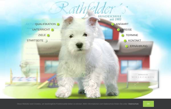 Vorschau von www.rathfelders-hundeschule.de, Rathfelder´s Hundeschule