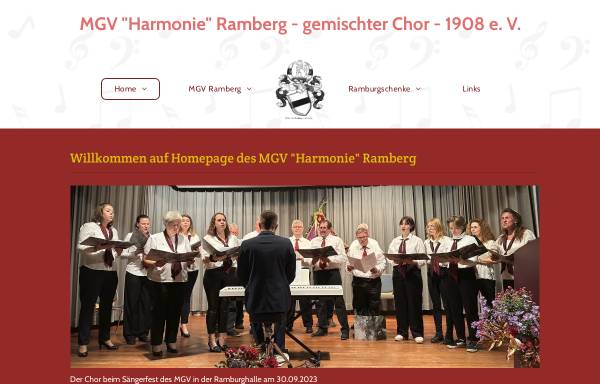Vorschau von www.mgv-ramberg.de, Männergesangverein “Harmonie” Ramberg 1908 e.V.