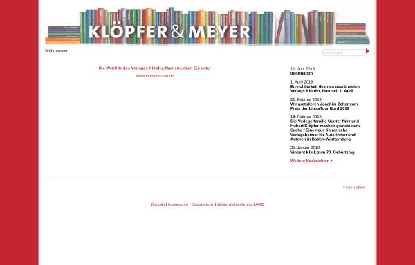 Vorschau von www.kloepfer-meyer.de, Klöpfer & Meyer