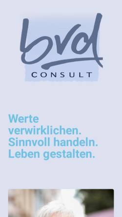 Vorschau der mobilen Webseite www.bvd-consult.de, Bvd Consult