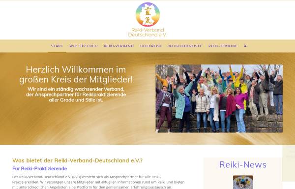 Vorschau von www.reiki-verband-deutschland.de, Reiki Verband Deutschland e.V.