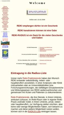 Vorschau der mobilen Webseite www.reiki-radius.de, Reiki-Radius