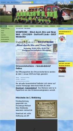 Vorschau der mobilen Webseite www.moerzheim.de, Mörzheim