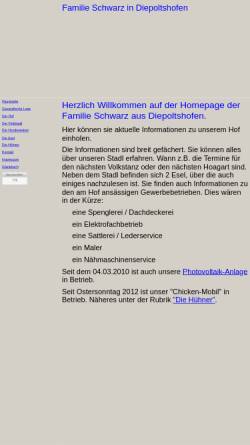 Vorschau der mobilen Webseite www.schwarz-diepoltshofen.de, Schwarz, Familie