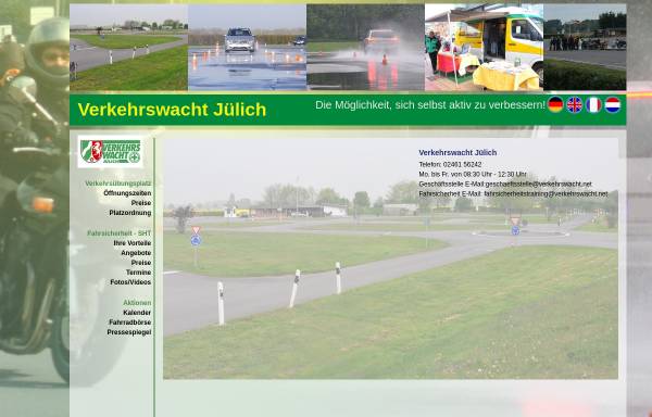 Vorschau von www.verkehrswacht-juelich.de, Verkehrswacht Jülich e.V.