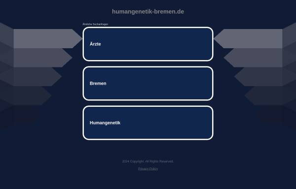 Vorschau von www.humangenetik-bremen.de, Zentrum für Humangenetik Bremen