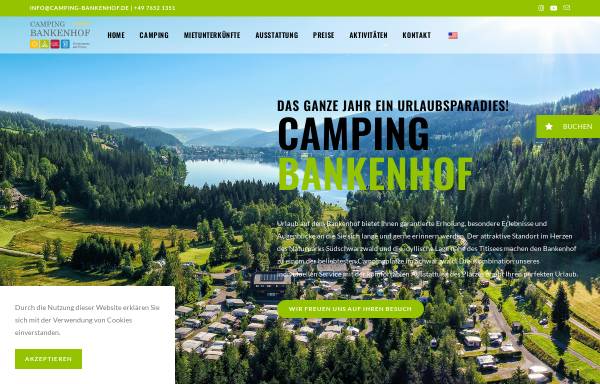 Vorschau von www.camping-bankenhof.de, Campingplatz Bankenhof