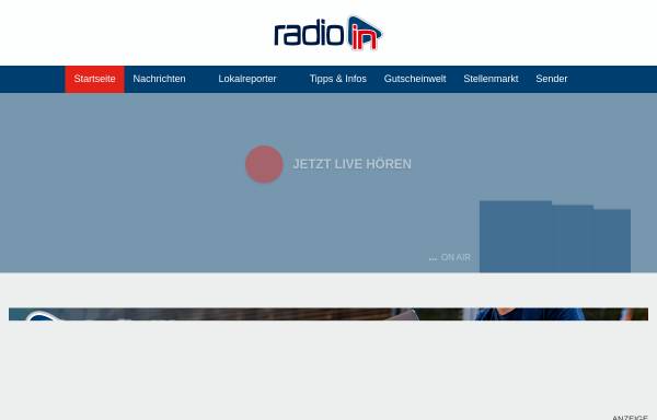 Vorschau von www.radio-in.de, Radio IN