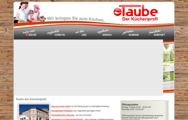 Vorschau von www.kuechen-brandenburg.de, Küchenprofi Taube