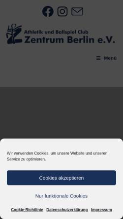 Vorschau der mobilen Webseite www.abczentrum-berlin.de, ABC Zentrum Berlin e.V.