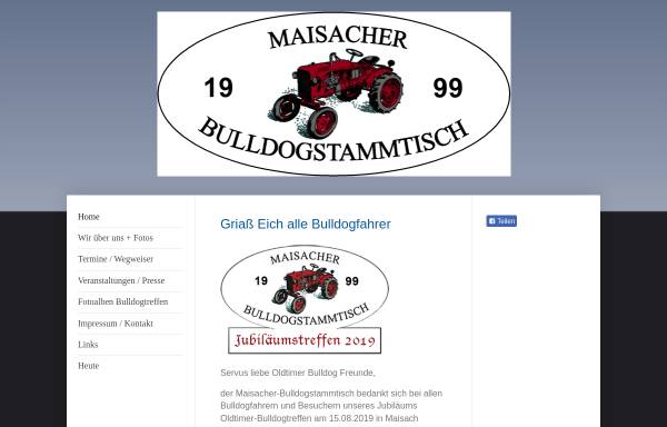 Vorschau von www.maisacher-bulldogstammtisch.de, Maisacher Bulldogstammtisch