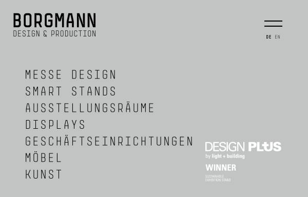 Vorschau von www.borgmann-design.de, Borgmann Ausstellungsbau und Design GmbH