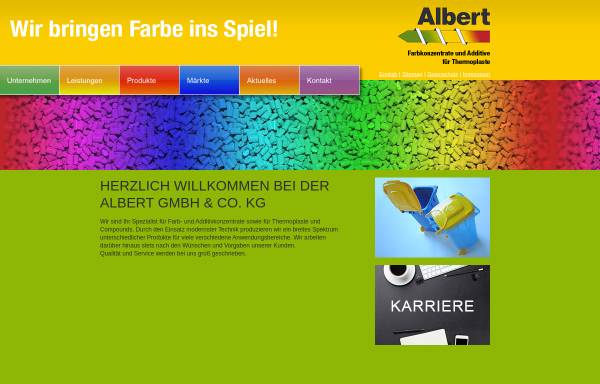 Vorschau von www.albert-buende.de, Albert GmbH