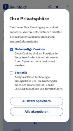 Vorschau der mobilen Webseite www.fahrplanentwurf.ch, Fahrplanentwurf