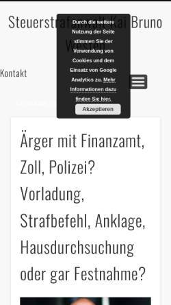 Vorschau der mobilen Webseite www.kanzlei-westen.de, Westen, Kai Bruno