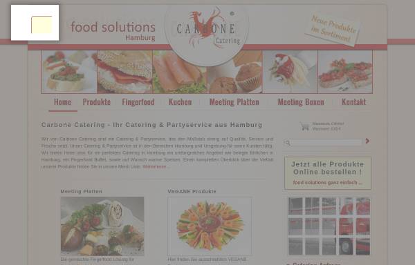 Vorschau von www.carbone-catering.de, Carbone Catering, Marianne Carbone