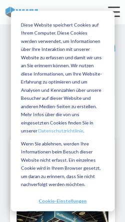 Vorschau der mobilen Webseite www.wwm.de, WWM GmbH & Co.KG