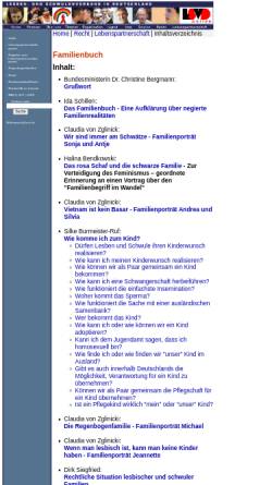 Vorschau der mobilen Webseite www.lsvd.de, Familienbuch