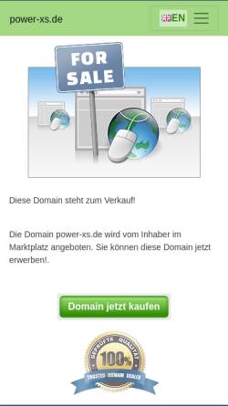 Vorschau der mobilen Webseite www.power-xs.de, Jain, Anil K
