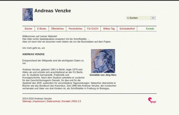 Vorschau von www.andreas-venzke.de, Andreas Venzke
