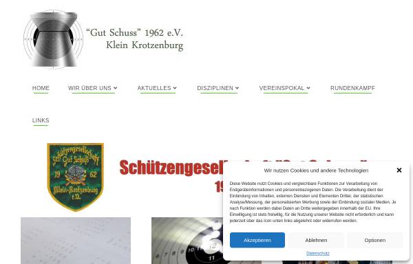 Vorschau von www.gut-schuss-klein-krotzenburg.de, Schützengesellschaft Gut Schuß 1962 e.V. Klein Krotzenburg