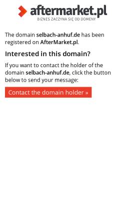 Vorschau der mobilen Webseite www.selbach-anhuf.de, Gemeinschaftspraxis Dres. Selbach / Anhuf