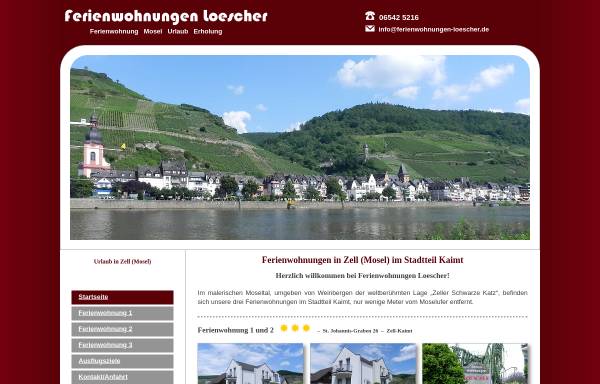 Vorschau von www.ferienwohnungen-loescher.de, Ferienwohnungen Loescher