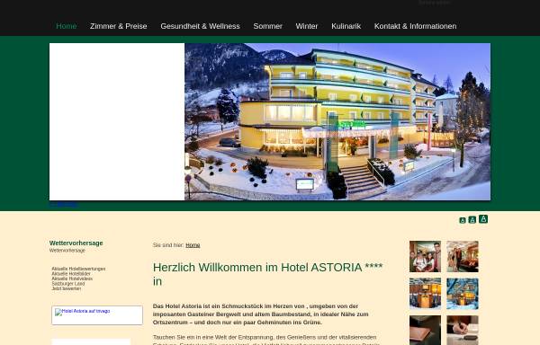 Vorschau von astoria-hofgastein.at, Kur Sport Hotel Astoria