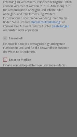 Vorschau der mobilen Webseite www.vhs-nds.de, Landesverband der Volkshochschulen Niedersachsens e.V.