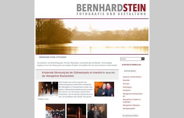 Vorschau von fotografie-stein.com, Fotograf Bernhard Stein