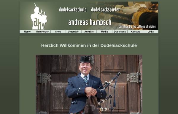 Vorschau von www.bagpiper-andy.de, Hambsch, Andreas