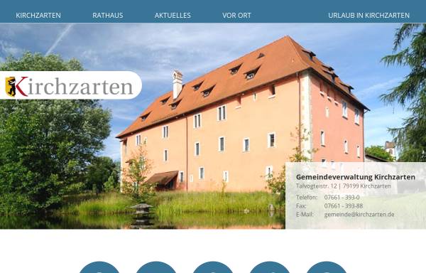 Vorschau von www.kirchzarten.de, Gemeinde Kirchzarten