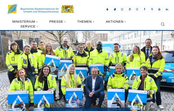 Vorschau von www.stmug.bayern.de, Bayerisches Staatsministerium für Landesentwicklung und Umweltfragen