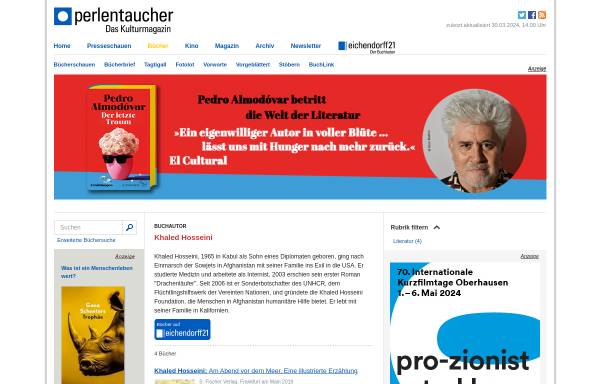 Vorschau von www.perlentaucher.de, Khaled Hosseini